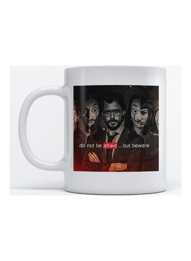 Mug La Casa De Papel For Coffee And Tea White