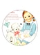 Girl Printed Fridge Magnet Multicolour
