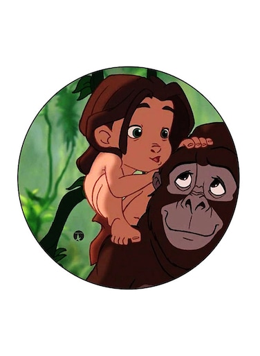 Disney Tarzan Printed Fridge Magnet Multicolour 5.5 x 5.5cm