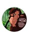 Disney Tarzan Printed Fridge Magnet Multicolour 5.5 x 5.5cm