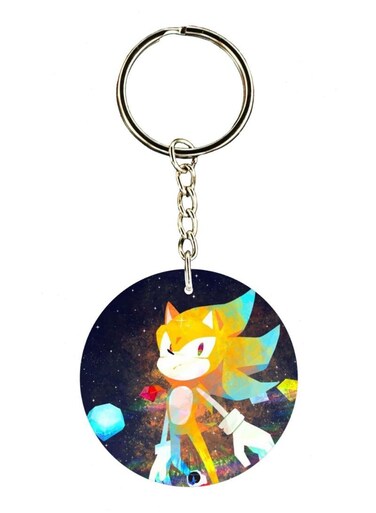 Sonic Double Side Printed Keychain
