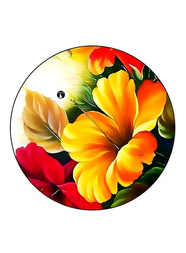 Flowers Printed Fridge Magnet Multicolour