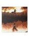 Attack On Titan Framed Wall Painting Brown/Black/Yellow 30x30cm