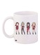 Girls Printed Coffee Mug White/Red/Beige 11ounce