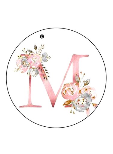 Letter M Printed Fridge Magnet Multicolour
