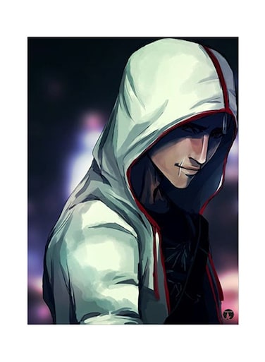 Video Game Assassin's Creed Metal Plate Poster Multicolour 15 x 20cm