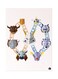 Metal Plate Of The Anime Digimon Poster Multicolour