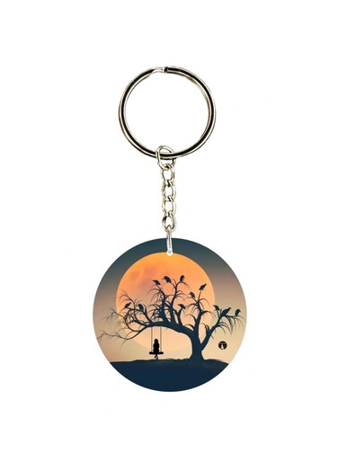 Moon Printed Keychain