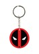 Classic Deadpool Printed Keychain Red/Black/Silver