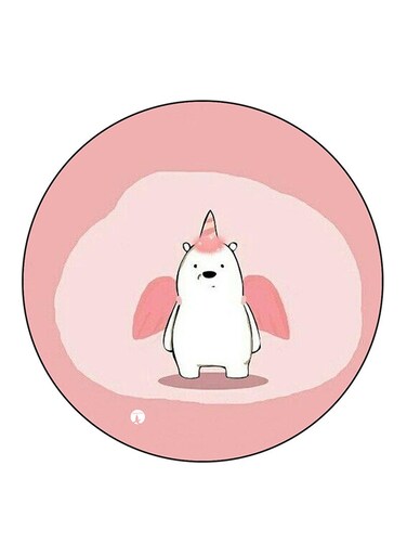 We Bare Bears Printed Fridge Magnet Multicolour