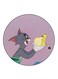 Tom And Jerry Printed Fridge Magnet Multicolour