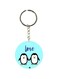 Penguin Printed Dual Sided Keychain