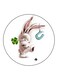 Rabbit Printed Fridge Magnet Multicolour