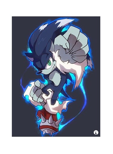 Video Game Sonic Metal Plate Poster Multicolour 15x20cm