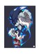 Video Game Sonic Metal Plate Poster Multicolour 15x20cm