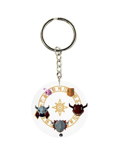 Digimon Printed Keychain