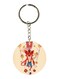 Double Sided Crash Printed Keychain