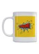 Wham Printed Mug White/Yellow