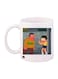 Doraemon Printed Mug Brown/Pink/Grey Standard Size