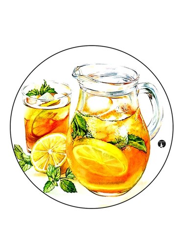 Juice Printed Fridge Magnet Multicolour