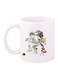 Sonic Video Game Printed Mug White/Red/Yellow