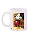 Mickey Mouse Printed Coffee Mug White/Brown/Red
