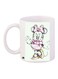 Minnie Mouse Printed Coffee Mug White/Grey/Yellow