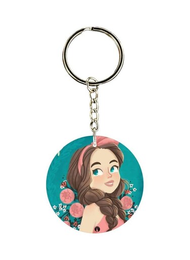 Printed Single Sided Keychain