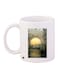 Sunrise Printed Coffee Mug White/Yellow/Green 11ounce