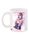 Anime School Girl Printed Coffee Mug White/Pink/Blue