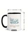 Arabic Coffee mug, Ceramic Mug with Arabic Calligraphy Design