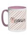 Happy Mother's Day Printed Coffee Mug Pink/White/Black 325ml