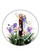Woman Printed Fridge Magnet Multicolour