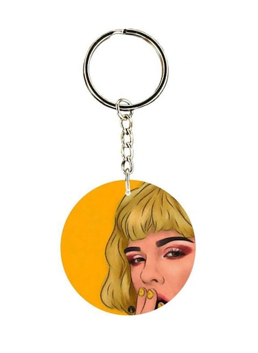 Cartoon Printed Keychain