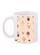 Printed Coffee Mug White/Beige/Brown 11ounce