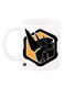 The Video Game Overwatch Design Mug White/Beige/Black 11ounce