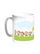 Happy Eid Printed Coffee Mug White 11ounce