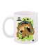 Humungosaur Printed Coffee Mug White/Green/Brown 11ounce