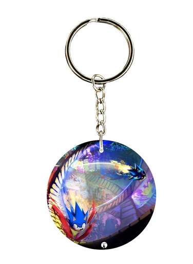 Sonic Printed Keychain