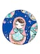 Girl Printed Fridge Magnet Multicolour