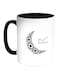 Eid Mubarak Printed Coffee Mug Black/White