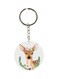 Deer Themed Single Sided Keychain