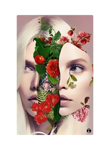 Printed Fridge Magnet Multicolour 8.5x0.4x5.5cm