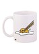 Gudetama Printed Coffee Mug White/Yellow/Black