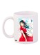 Anime Printed Ceramic Coffee Mug White/Beige/Red