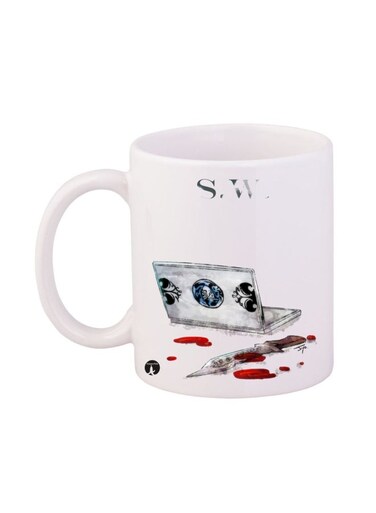 Supernatural Printed Mug White/Blue/Red