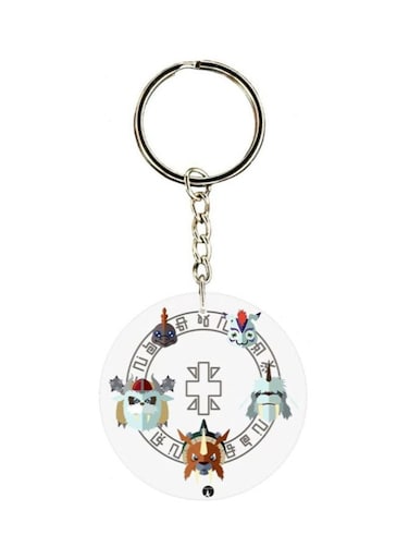 Digimon Anime Printed Keychain