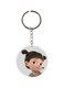 Baby Girl Printed Double Sided Keychain