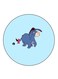 Disney Printed Fridge Magnet Round Multicolour