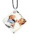 Pop Art Printed Car Mirror Pendant